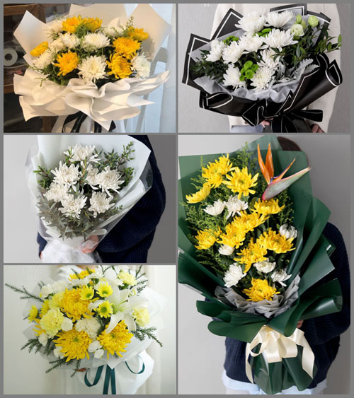 贵州毕节市纳雍县王家寨镇野物坝村白事花束代送